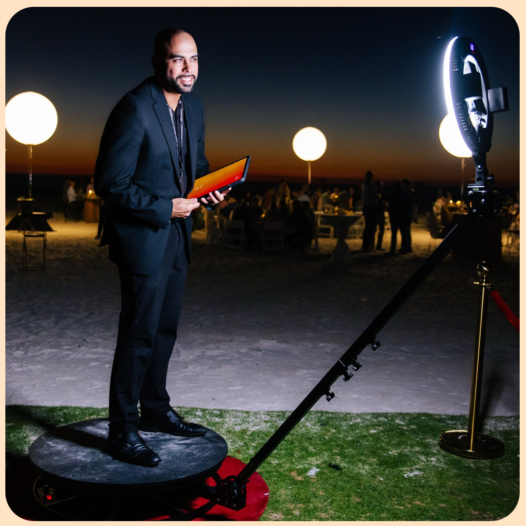 Rentabilisez votre investissement avec la location d'un photobooth 360° en seulement 5 événements